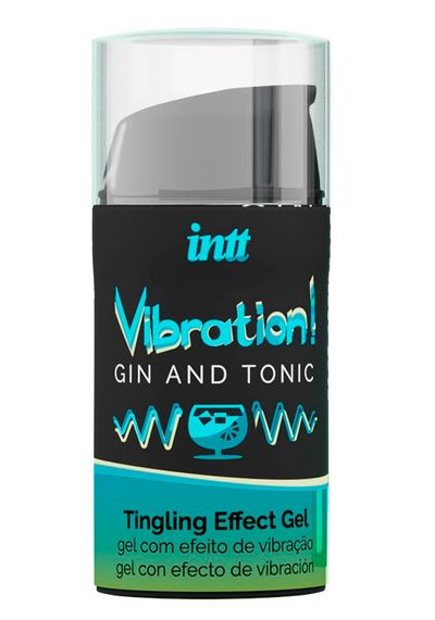 VIB0007 Жидкий интимный гель с эффектом вибрации Gin &amp; Tonic INTT