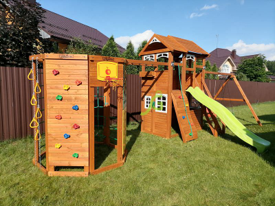 Детская площадка IgraGrad Клубный домик 2 с WorkOut Luxe