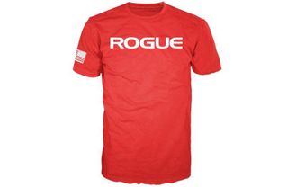 ROGUE BASIC SHIRT Футболка Rogue Fitness. Цвет: красный/белый