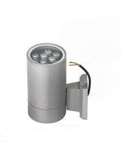 Светильник 9вт односторонний фасадный светодиодный (Серый)