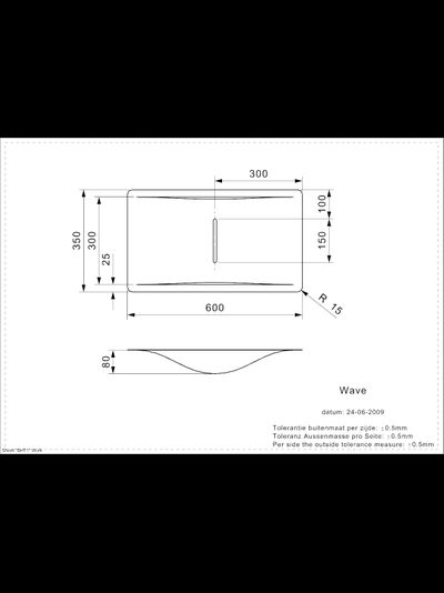 Умывальник Reginox Wave Sahara Sand