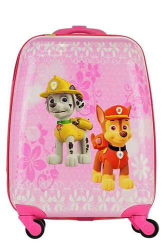 Детский чемодан Щенячий патруль (Paw Patrol) розовый