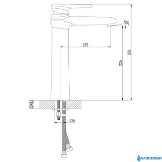 Смеситель для раковины Status LM4409C