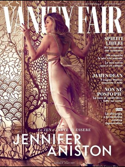 Vanity Fair Italia Magazine August 2025 Jennifer Aniston Cover, Иностранные журналы, Intpressshop