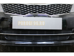 Защита радиатора KIA Optima 2015-2018 (GT / GT-Line) black низ