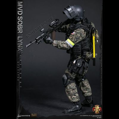 Автомат АК-74М с обвесом 1/6 (78058) - DAMTOYS