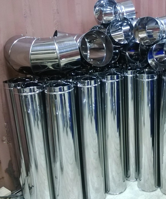 Кожух защитный оцинкованный • отвод 90 градусов