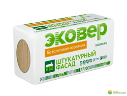 Утеплитель ЭКОВЕР ЭКОФАСАД ОПТИМА 1000х600х50 мм (8 шт; 0,24 куб.м.)
