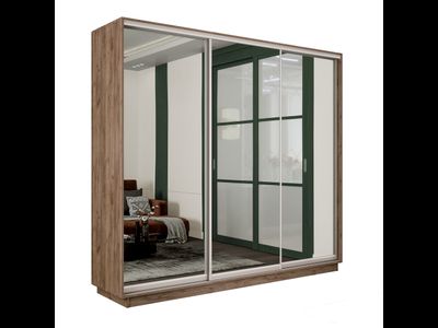 Шкаф купе  3-Х дверный ( Е1) &quot;Экспенс&quot; 1800/2100/2400