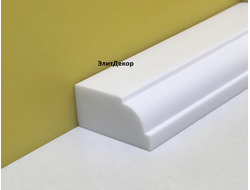Акриловый плинтус бордюр на ванну Суперплинтус- СП12 (12х24х1800)