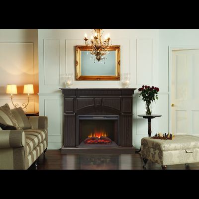 Электрокамин Мичиган AO с очагом Sparta 25.5 LED