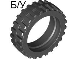 ! Б/У - Tire 43.2 x 14 Offset Tread, Black (56898 / 4539268) - Б/У