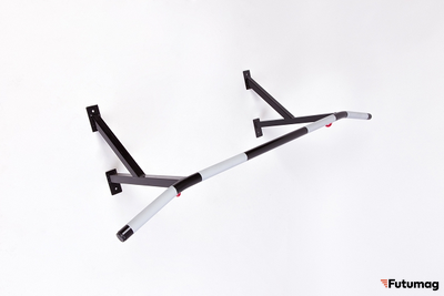 Турник настенный со средним и широким хватом, черный