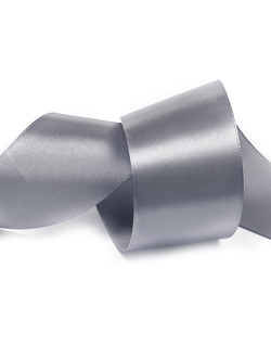 Лента атласная (3170, серебро),  50мм*25м