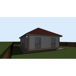 Одноэтажный дом с пятью спальнями 102м² (S34)