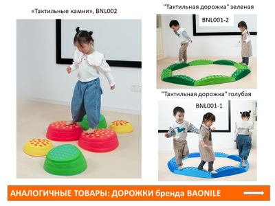 Дорожка балансировочная "Радуга"