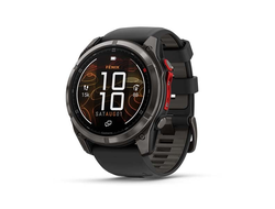 Garmin Fenix 8 51mm Microled Sapphire Carbon Gray DLC Titanium with Black/Pebble Gray Band (010-03380-13)