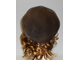 Шапка женская норковая Берет французский лилия натуральный мех, зимняя, орех арт. Ц-0217