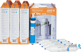 Комплект картриджей Atoll на 2 года (A-575 Sailboat, CMB R3, CMB-R3 Premium, A-575 box MAX)