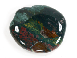 Гелиотроп, полировка плоская, Индия (45*41*9 мм, 30 г) №35505