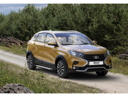 Пороги на Lada X-Ray Cross (2019-...) BMW Style V2