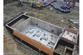 Прокладка сетей водопровода и канализации при строительстве ПВНС г. Красное Село