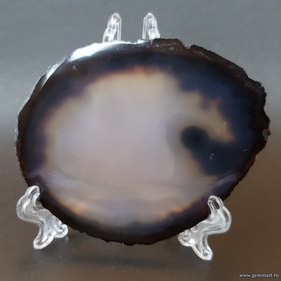 Агат — полированная пластина №5 80*65*4 мм