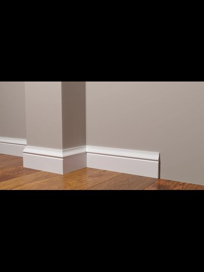 Напольный плинтус Decor-Dizayn DD48, для покраски, влагостойкий, ударопрочный, 2 метра