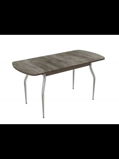 Стол кухонный раздвижной "Пластиковый", подстолье Изогнутое, разные цвета