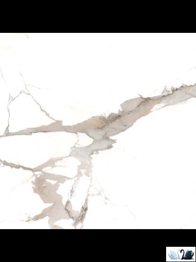 Керамогранит Zerde Tile Calacatta brown 80х80 см глянцевый