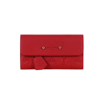 Кошелёк женский Louis Vuitton нат.кожа red