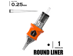 1 RLLT/0.25 Round Liner Long Taper MICRO "INKin"
