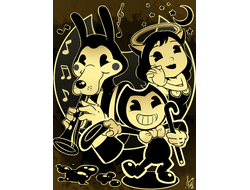 Плакат Бенди и чернильная машина №9