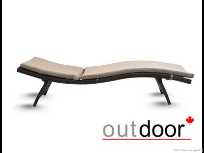 Шезлонг из ротанга OUTDOOR Палермо Коричневый