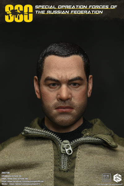 ПРЕДЗАКАЗ - Пулеметчик ССО РФ - Коллекционная ФИГУРКА 1/6 scale Special Operation Forces of The Russian Federation (SSO) (26075B) - Easy&Simple ?ЦЕНА: 26300 РУБ.?