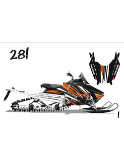 POLARIS RMK и RMK PRO 2009-2015 ORANGE #281