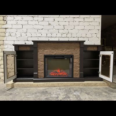 Электрокамин Моника Премиум M4 с очагом Sparta 25.5 LED