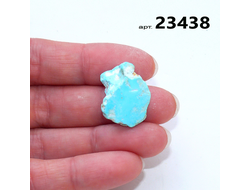 Бирюза натуральная (необработанная) Армения арт.23438: 3,2г - 21*18*14мм