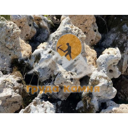 Известняк степной рельефный мелкий, фракция 200-500 мм