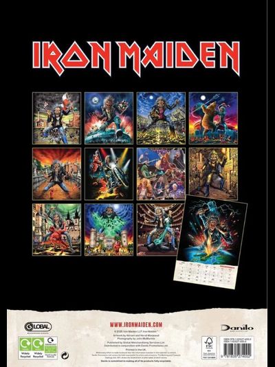 Iron Maiden Official Календарь 2026