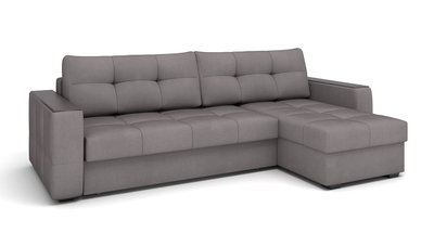 ДВУСПАЛЬНЫЙ ОРТОПЕДИЧЕСКИЙ ПРУЖИННЫЙ УГЛОВОЙ ДИВАН СИЭТЛ, МЕТАЛЛООСНОВА, СО СПАЛЬНЫМ МЕСТОМ И МЕХАНИЗМОМ ПАНТОГРАФ, С ЯЩИКАМИ ХРАНЕНИЯ, ШИРОКИЕ ПОДЛОКОТНИКИ С ДЕКОРОМ И СИСТЕМОЙ ХРАНЕНИЯ