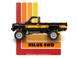 TH13 TOYOTA Hilux Single cab КРАСНАЯ КАБИНА+КУЗОВ - Инструкция по сборке PDF, n/a (TH13)