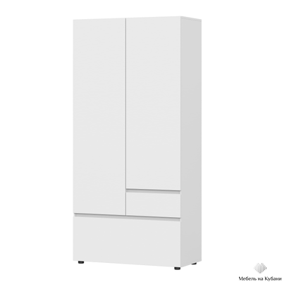 Одри шкаф 2х ств. Белый