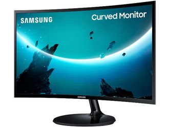 Изогнутый монитор с тонким дизайном 24 " SAMSUNG C24F390FHIX