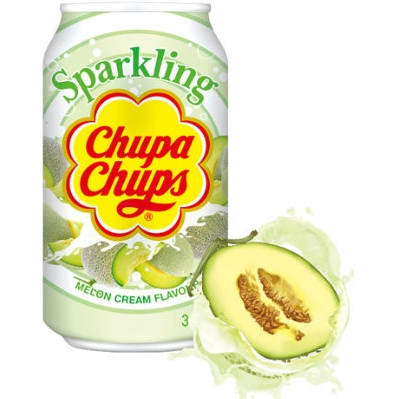 Chupa Chups Газированный Напиток Дыня Крем 345мл (24)