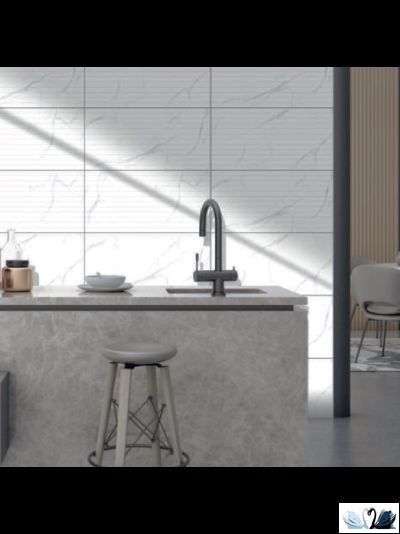 Плитка Eurotile Hindi Decor Luster 30x60 см настенная матовая рельеф под мрамор