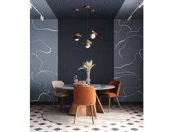 Молдинг Cosca MF006, гладкий, под покраску, экополимер, 2,8 метра