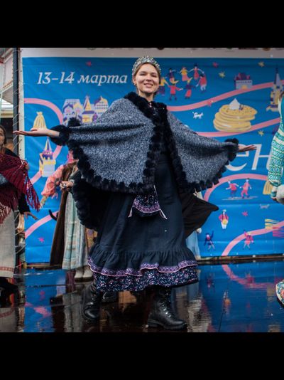 Накидка-пончо &quot;Нежность&quot;