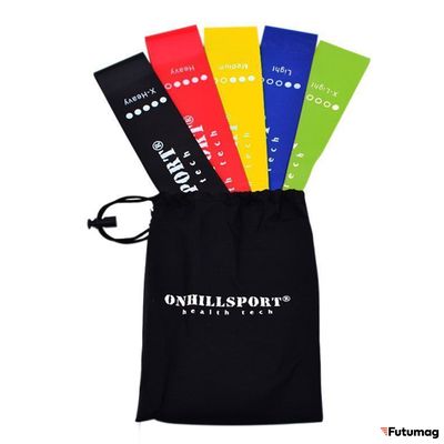 Набор резинок для фитнеса Mini Bands OnhillSport 5в1