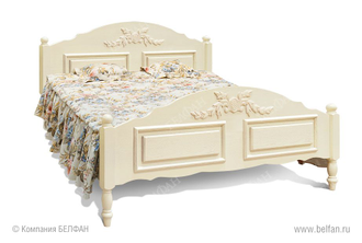 Кровать двуспальная Франческа 180 (высокое изножье), Belfan купить в Анапе